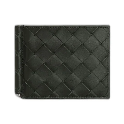 Intrecciato Bill Clip Wallet