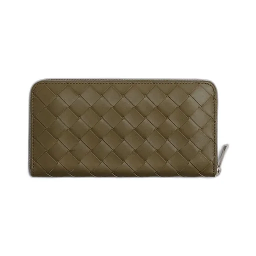 Intrecciato Zip Around Wallet
