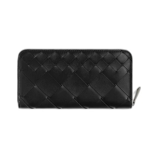Intrecciato Zip Around Wallet