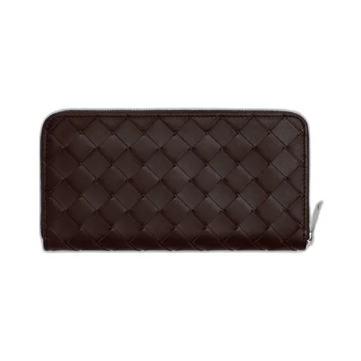 Intrecciato Zip Around Wallet
