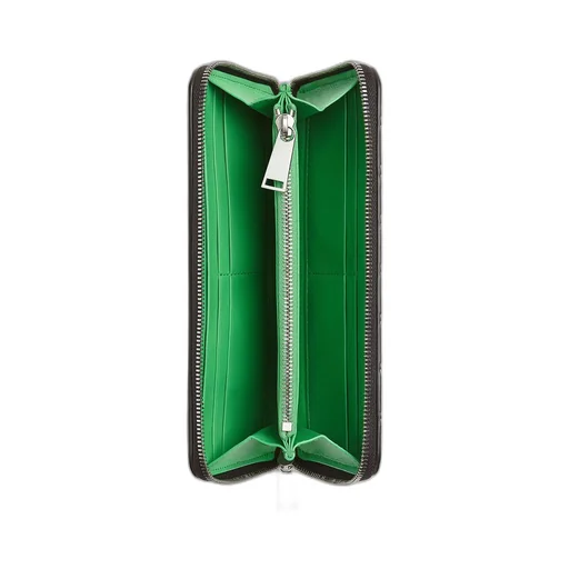 Intrecciato Zip Around Wallet