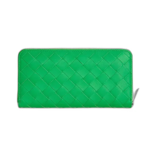 Intrecciato Zip Around Wallet