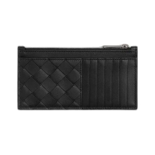 Intrecciato Long Zippered Card Case