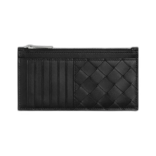 Intrecciato Long Zippered Card Case