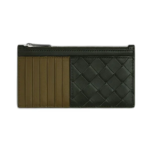 Intrecciato Long Zippered Card Case