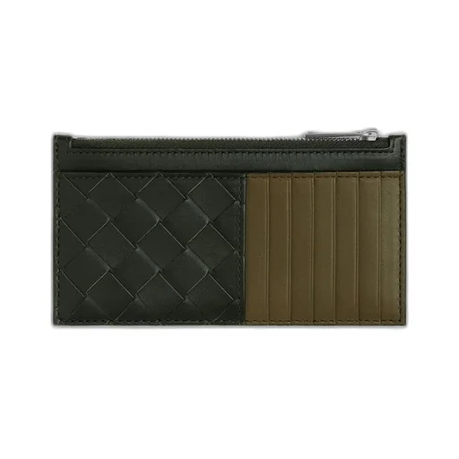 Intrecciato Long Zippered Card Case