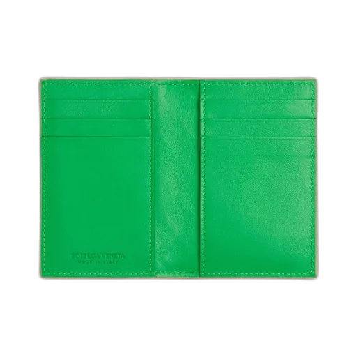 Intrecciato Flap Card Case