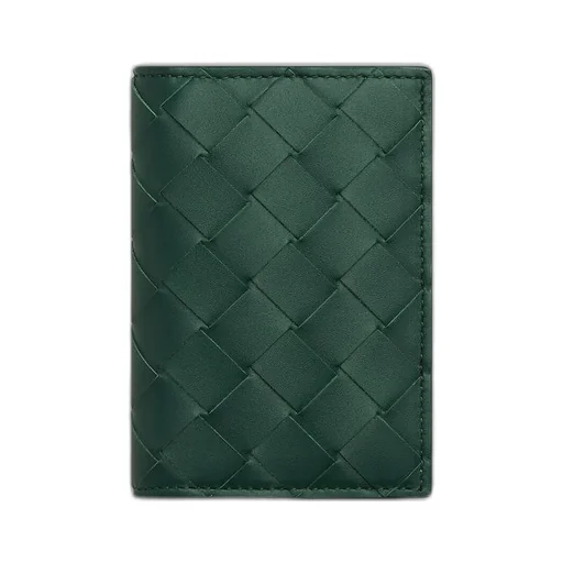 Intrecciato Flap Card Case
