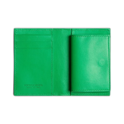 Intrecciato Flap Card Case