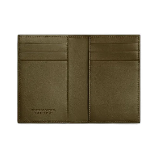 Intrecciato Flap Card Case