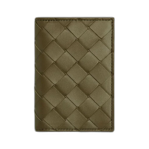 Intrecciato Flap Card Case