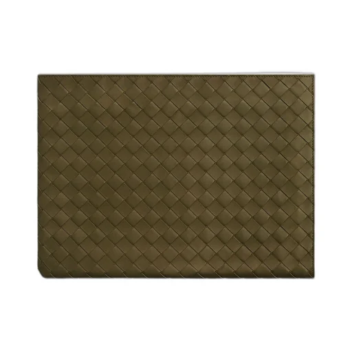 Intrecciato Half Zip Pouch