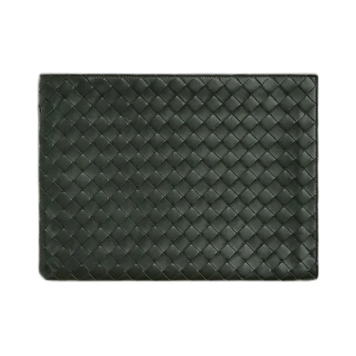 Intrecciato Half Zip Pouch