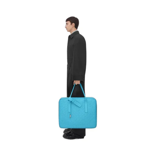 Intrecciato Long Tag Holder