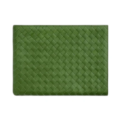 Intrecciato Half Zip Pouch
