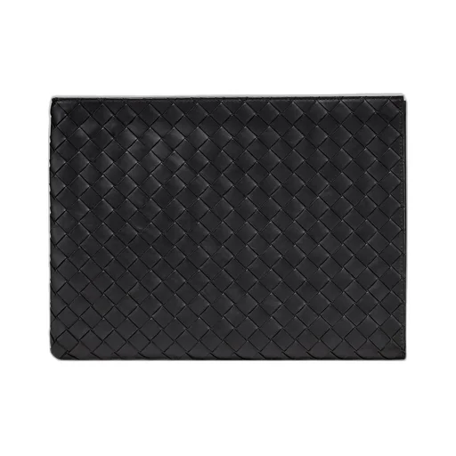 Intrecciato Half Zip Pouch