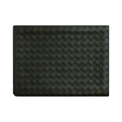 Intrecciato Half Zip Pouch