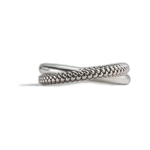 Intreccio Interlocking Double Ring