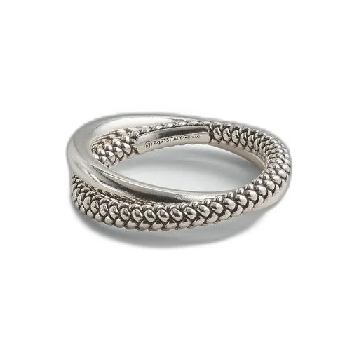 Intreccio Interlocking Double Ring