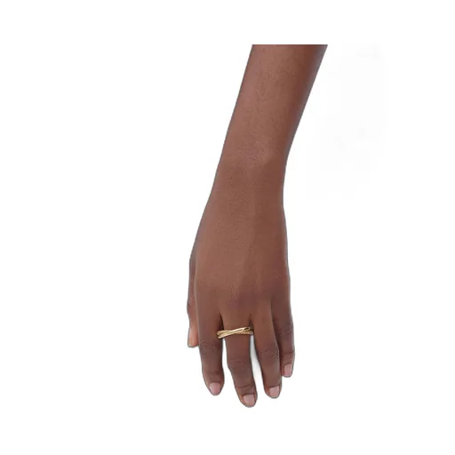 Intreccio Interlocking Double Ring