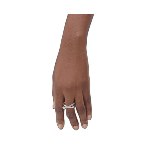 Intreccio Interlocking Double Ring
