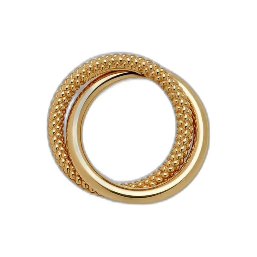 Intreccio Interlocking Double Ring