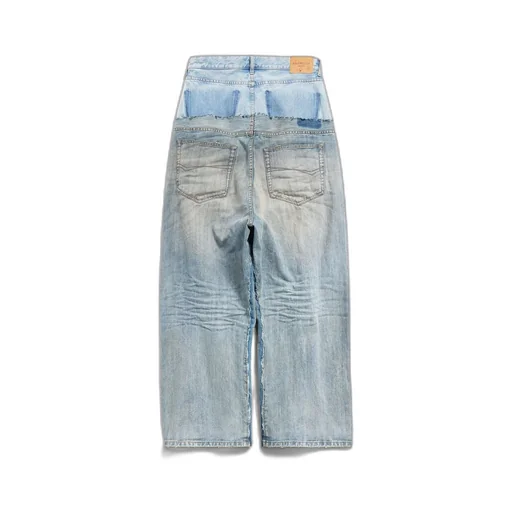Cut-Up Baggy Pants