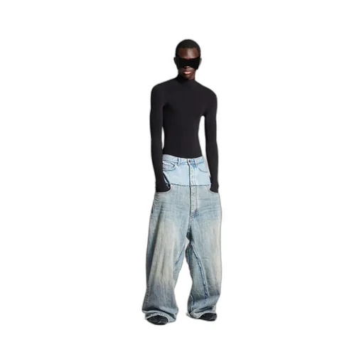 Cut-Up Baggy Pants