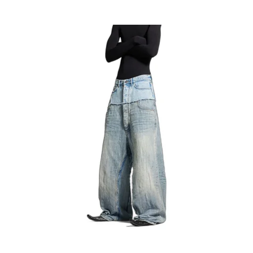 Cut-Up Baggy Pants