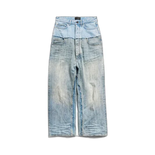 Cut-Up Baggy Pants