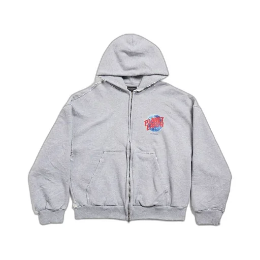 Planet Earth Zip-Up Hoodie Regular Fit
