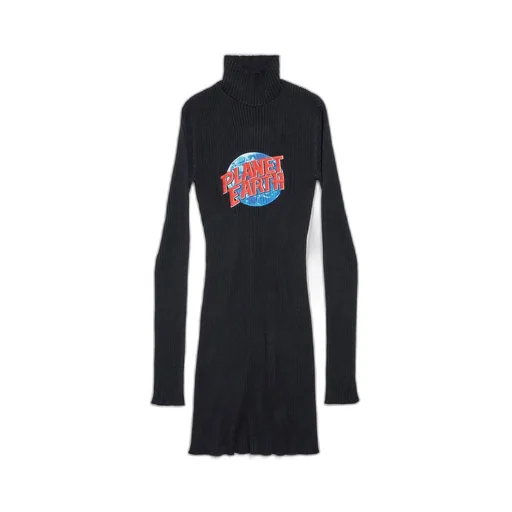 Planet Earth Long Fitted Turtleneck
