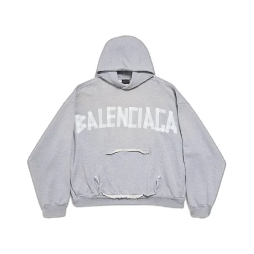 New Tape Type TR Ripped Pocket Hoodie