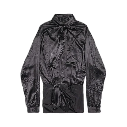 Knotted LavaliÈRe Blouse