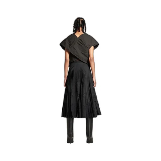 Creased Pleated Skirt
