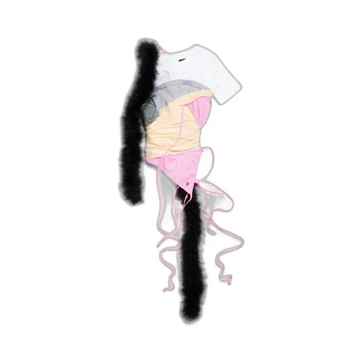 Messy Patched Top