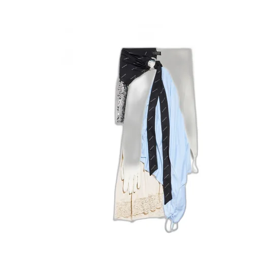 Messy Patched Skirt