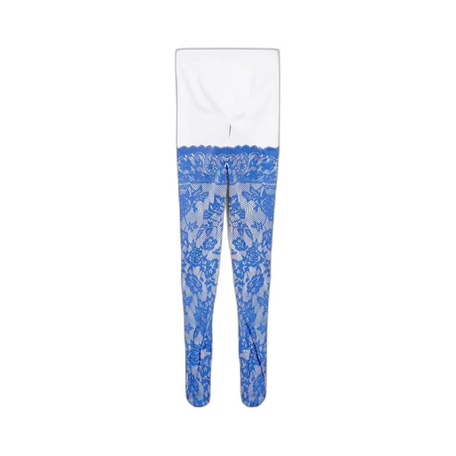 Printed Stay-Up Foot Leggings