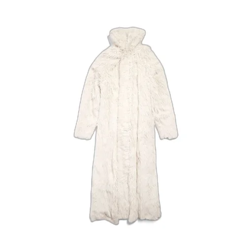 Synthetic Furry Maxi Coat