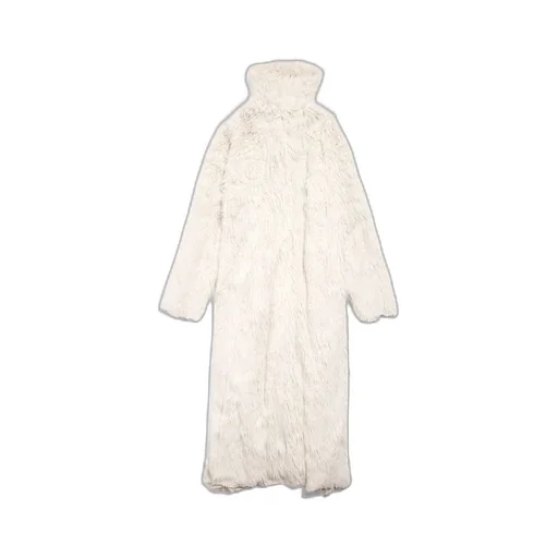 Synthetic Furry Maxi Coat