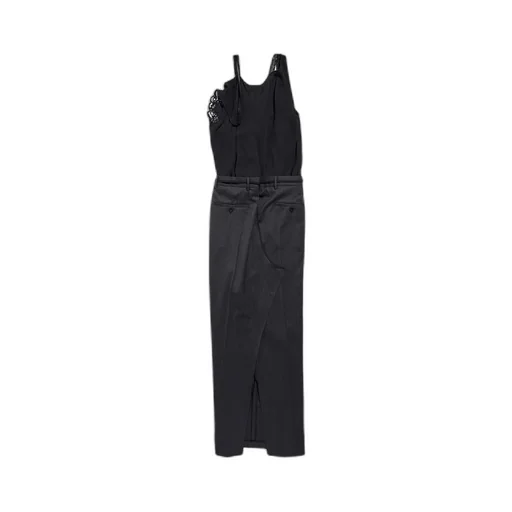Patched Slip Dress