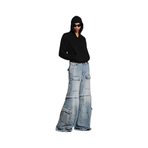 Flared Cargo Pants