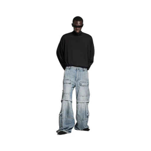 Flared Cargo Pants