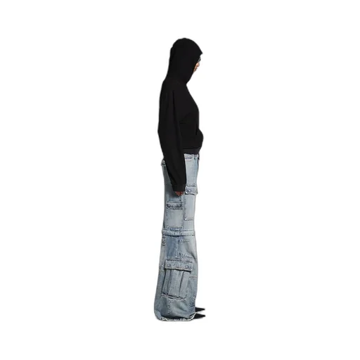 Flared Cargo Pants
