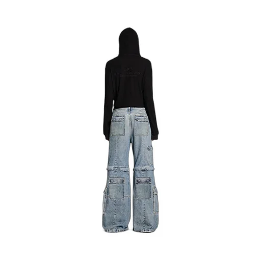 Flared Cargo Pants