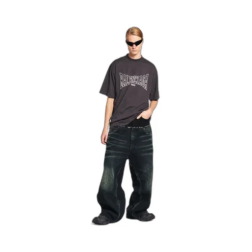 Cut-Up Baggy Pants