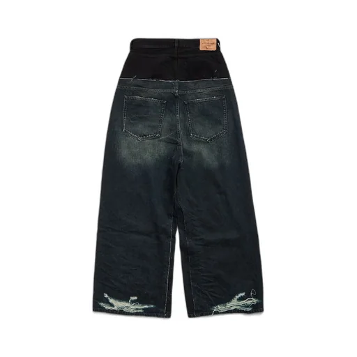 Cut-Up Baggy Pants