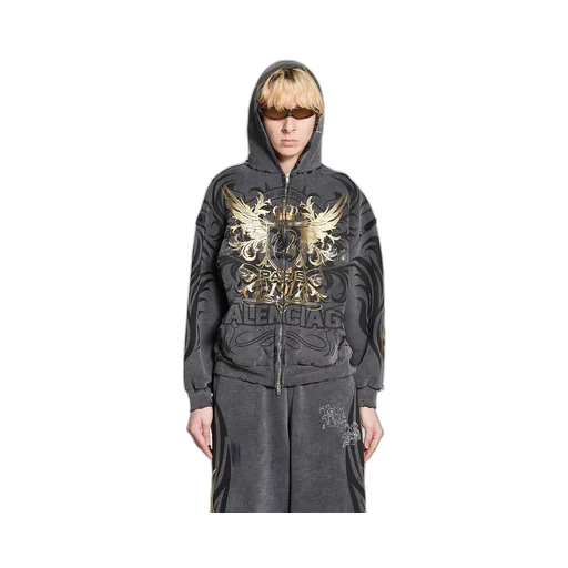 Tacky Gold Zip-Up Hoodie Regular Fit