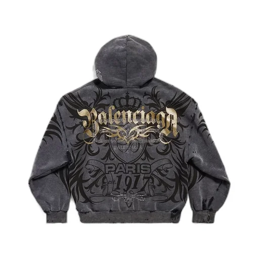 Tacky Gold Zip-Up Hoodie Regular Fit