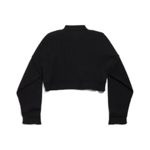 Cropped Crewneck Sweater